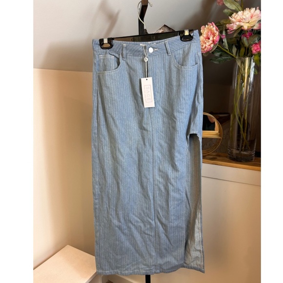 NWT Sage the Label Locals Only Denim Skirt - Picture 5 of 6